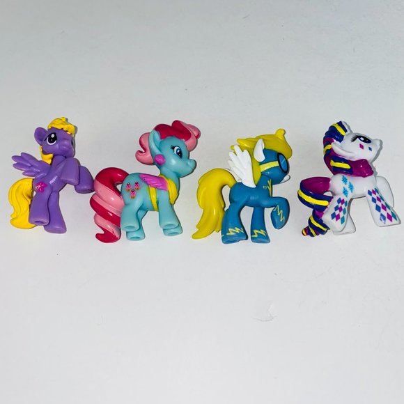 My Little Pony MLP Miniature Figures Lot of 4 - Picture 3 of 3